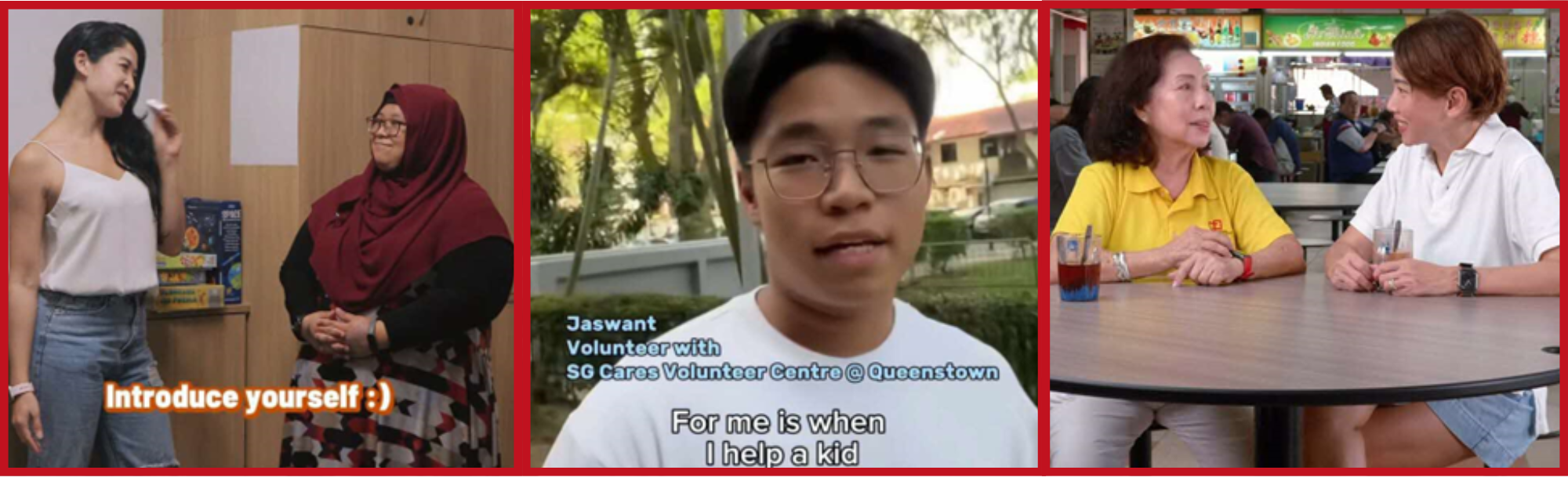 Community Volunteers - Siti, Jaswant, Evon 7 Jul