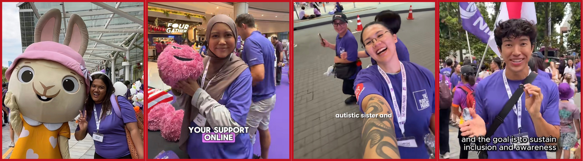 Rishitha, Azula, Andreana and Wilfred