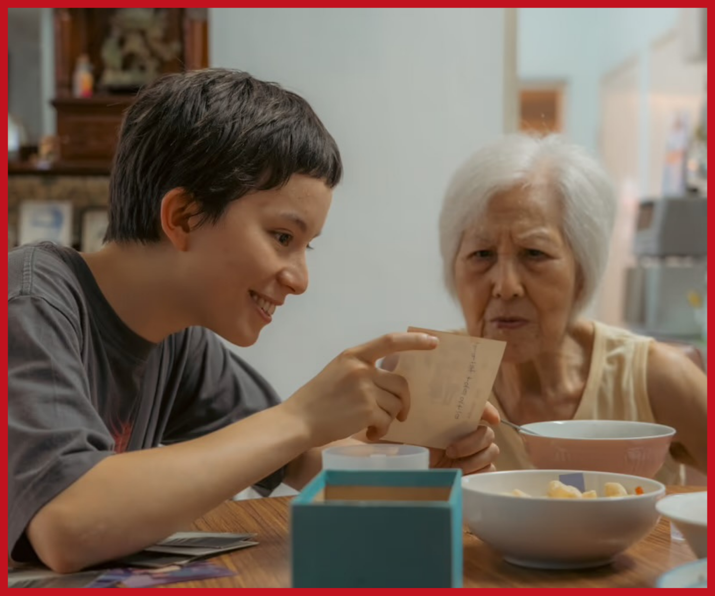 Using Art to connect with grandmother